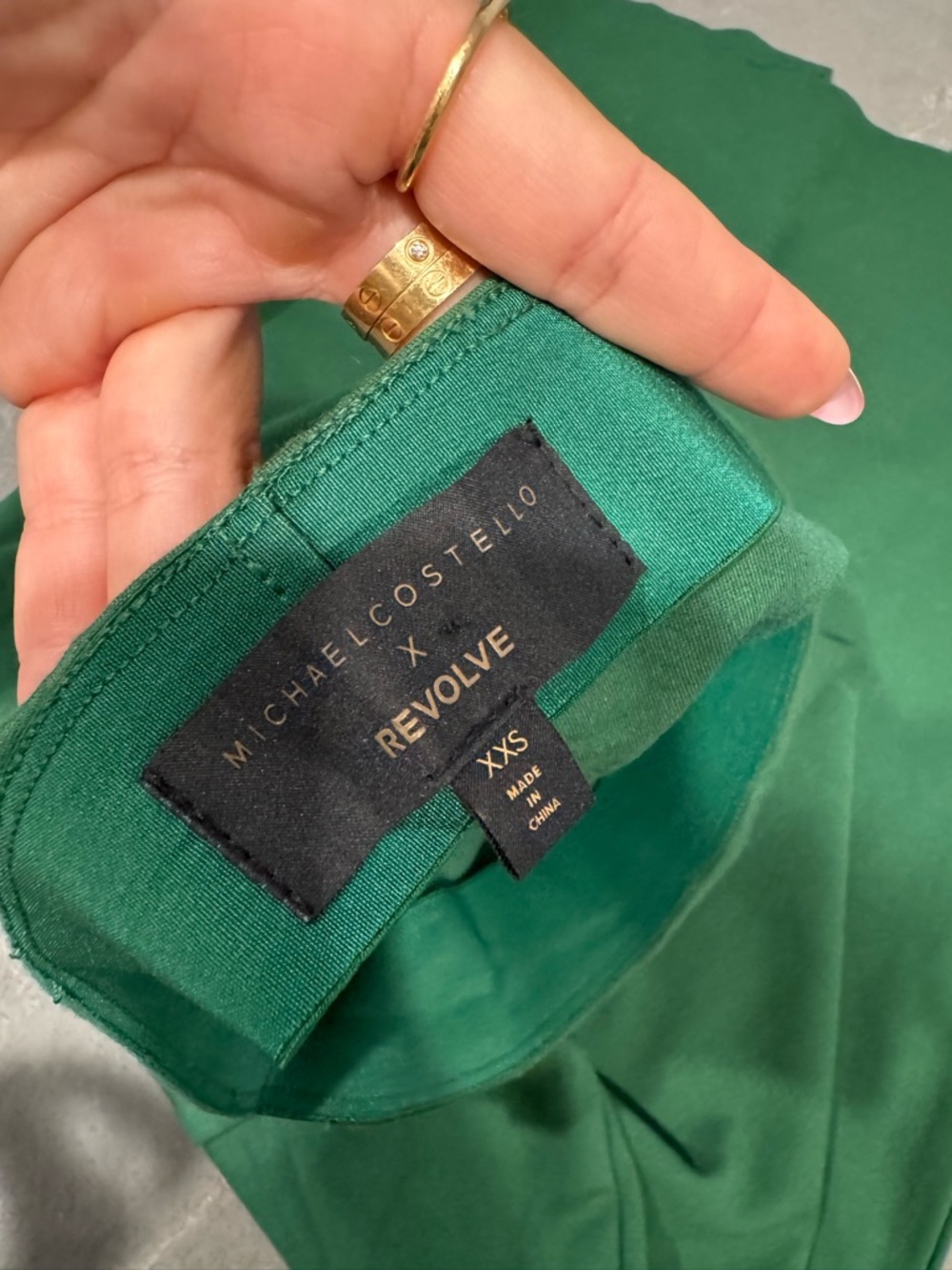 Michael Costello Emerald Green High-Waist Pencil Midi Skirt + top - Picture 5 of 5